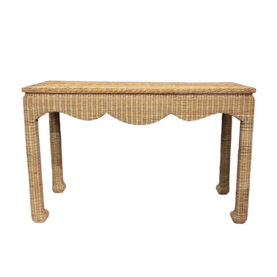 Rattan Ming Style Console Table – The Well Appointed House
