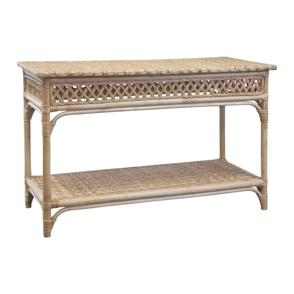 Rattan Trellis Console Table - Sideboards & Consoles - The Well Appointed House