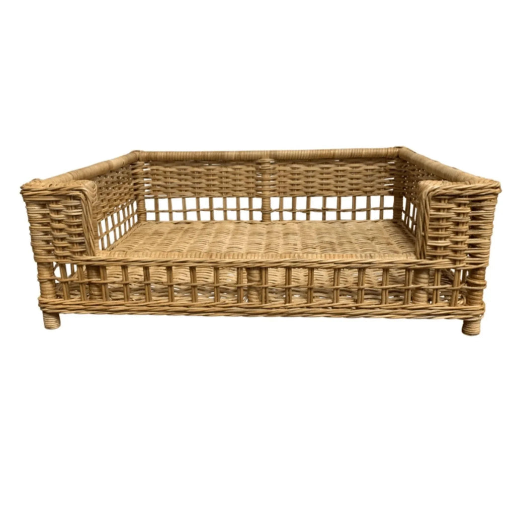 Rattan Vineyard Dog Bed - Pet Accessories - The Well Appointed House