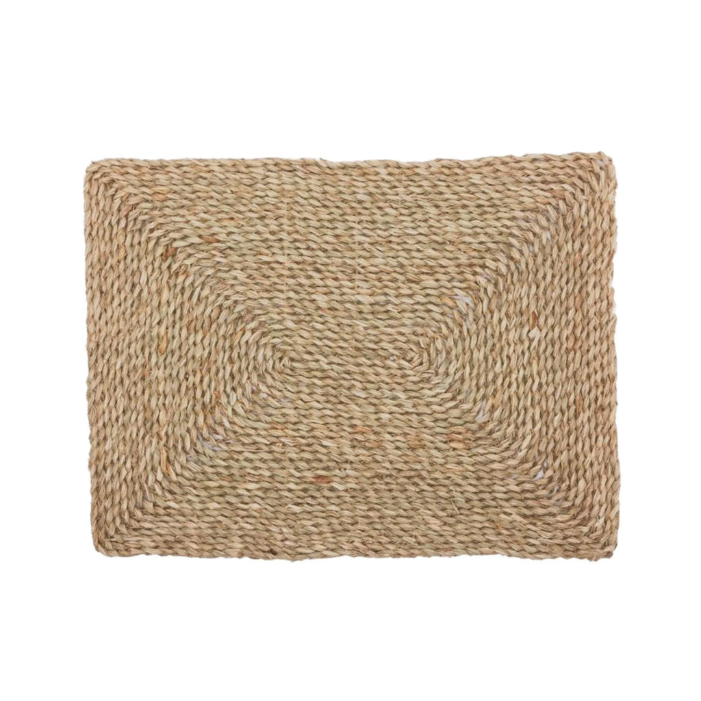 Rectangular Natural Seagrass Placemats - Placemats & Napkin Rings - The Well Appointed House