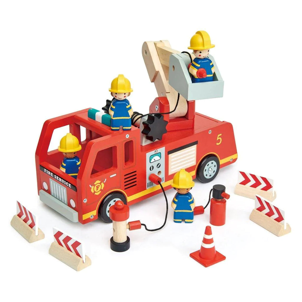 Red Fire Truck Toy - Little Loves Trucks - The Well Appointed House