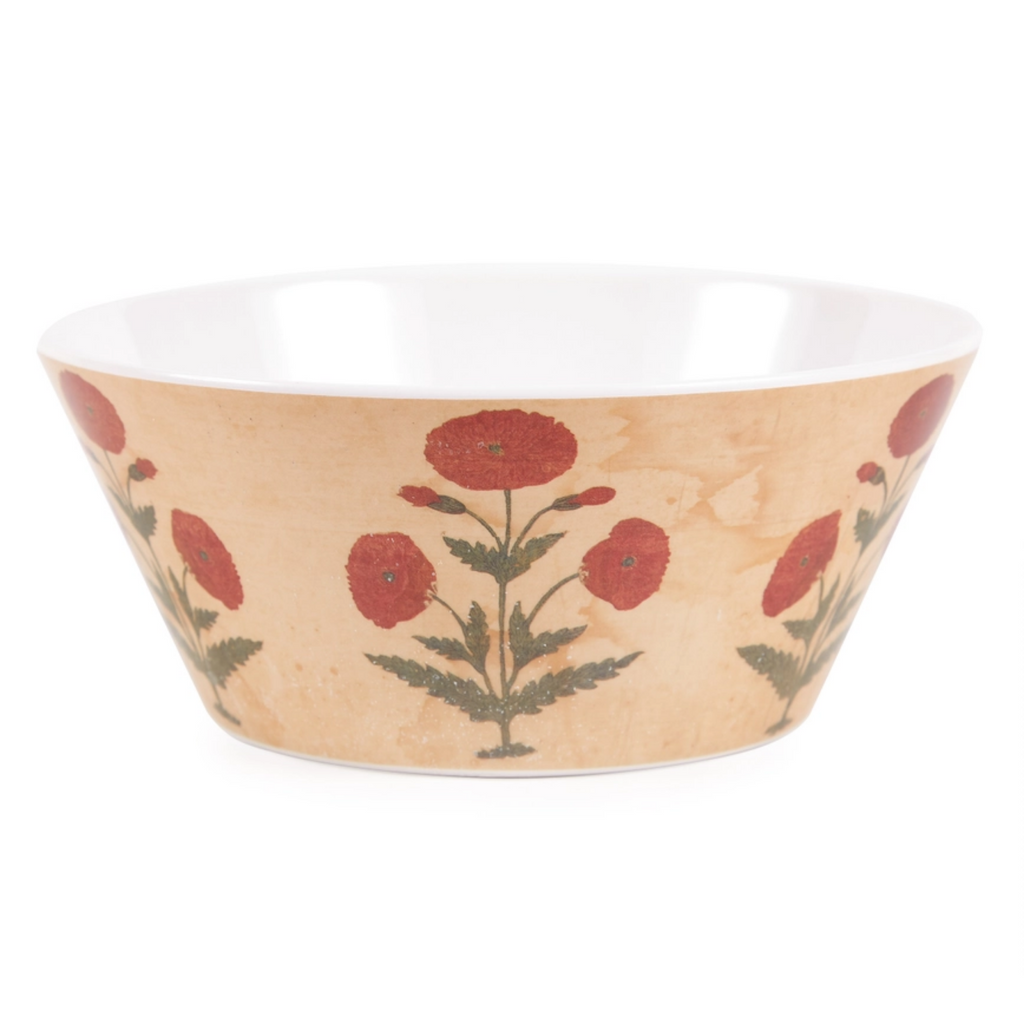 Set of Four Small Red Poppy Bowls - The Well Appointed House