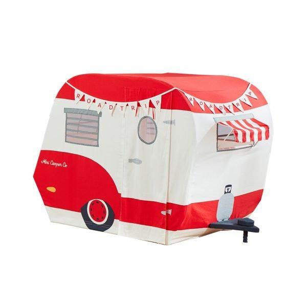Red Road Trip Camper Playhouse for Kids - Little Loves Playhouses Tents & Treehouses - The Well Appointed House