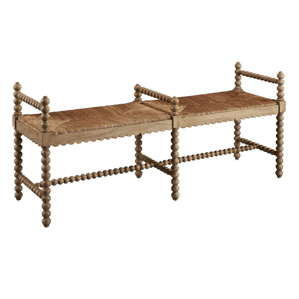 Reed Bench - Ottomans, Benches & Stools - The Well Appointed House