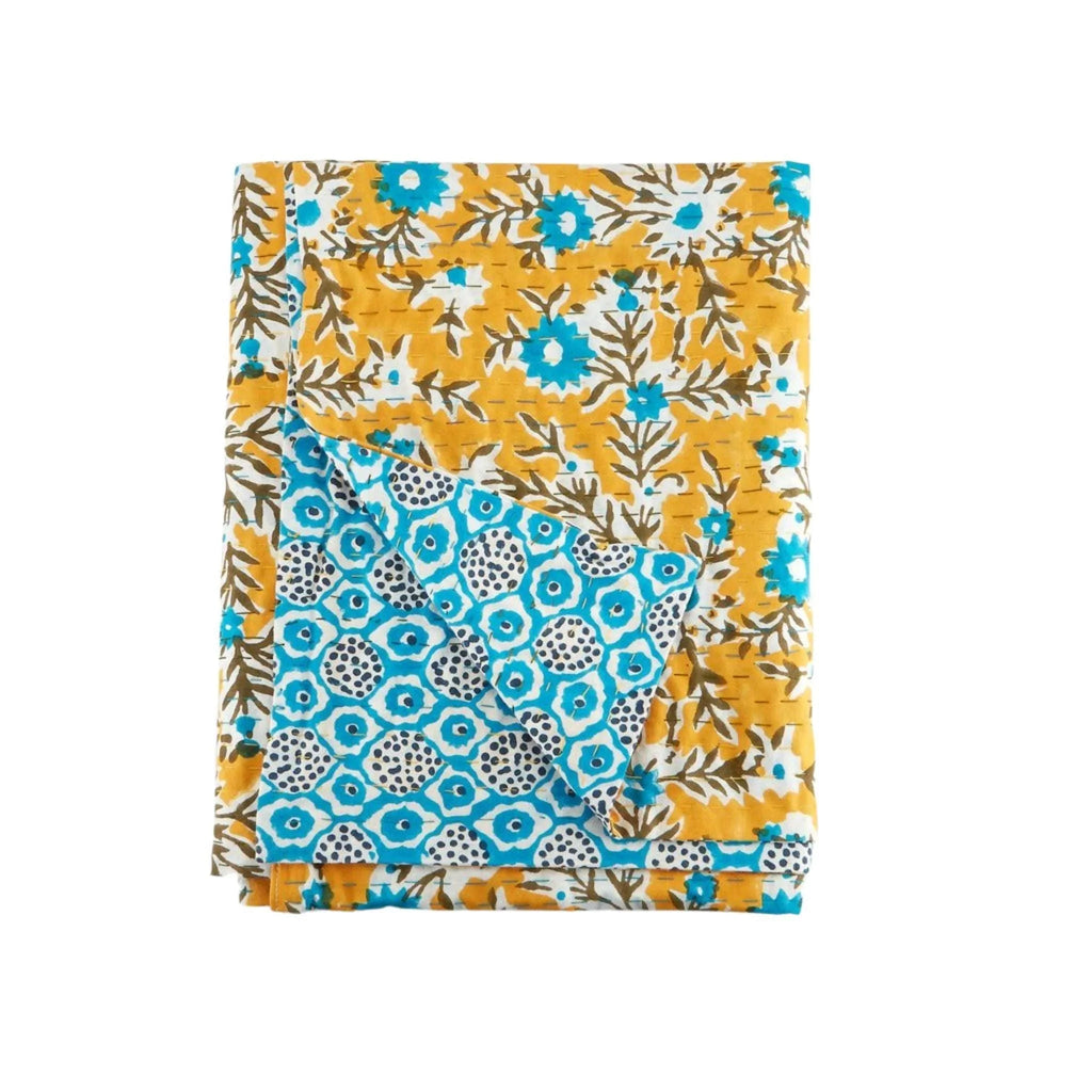 Reversible Tresham Throw Blanket - Throw Blankets - The Well Appointed House