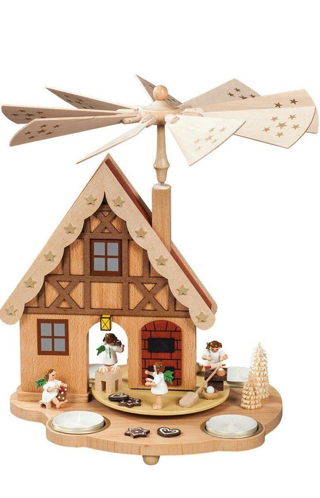 Richard Glaesser Angel Bakery Pyramid Christmas Decoration - Christmas Decor - The Well Appointed House