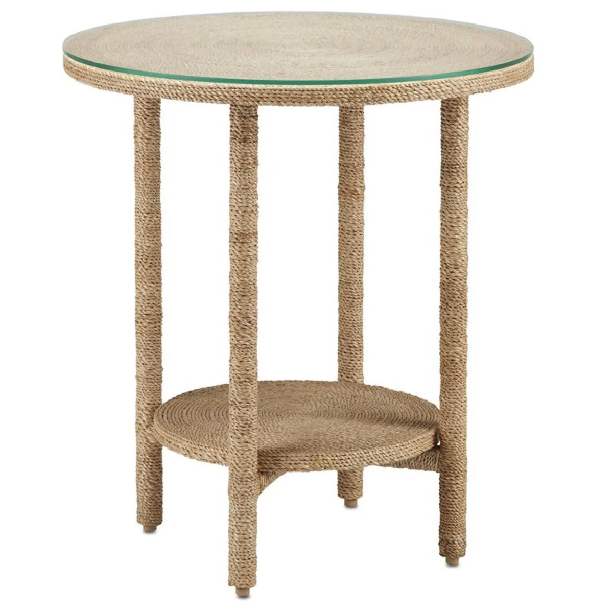 Round Abaca Rope Wrapped End Table – The Well Appointed House