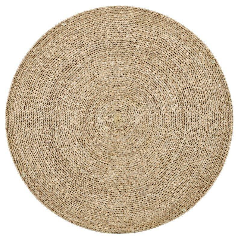 Round Abaca Rope Wrapped End Table - Side & Accent Tables - The Well Appointed House
