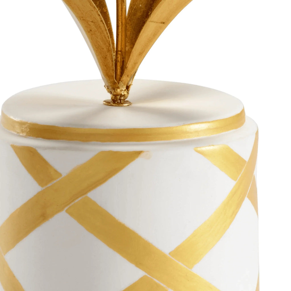 Round Gold Flower Accent - Decorative Objects - The Well Appointed House