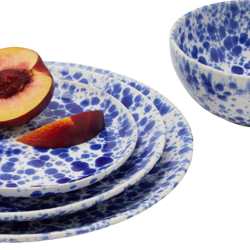 Royal Blue Splatter Stoneware Collection - Dinnerware - The Well Appointed House