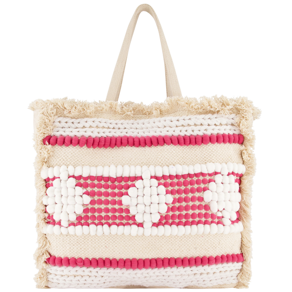 Sac de Plage Pink - The Well Appointed House 