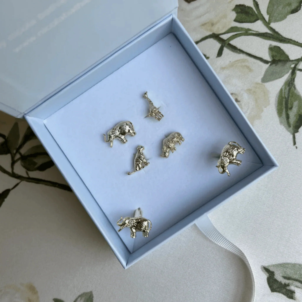 Safari Stud & Cufflink Set - Gifts for Him - The Well Appointed House