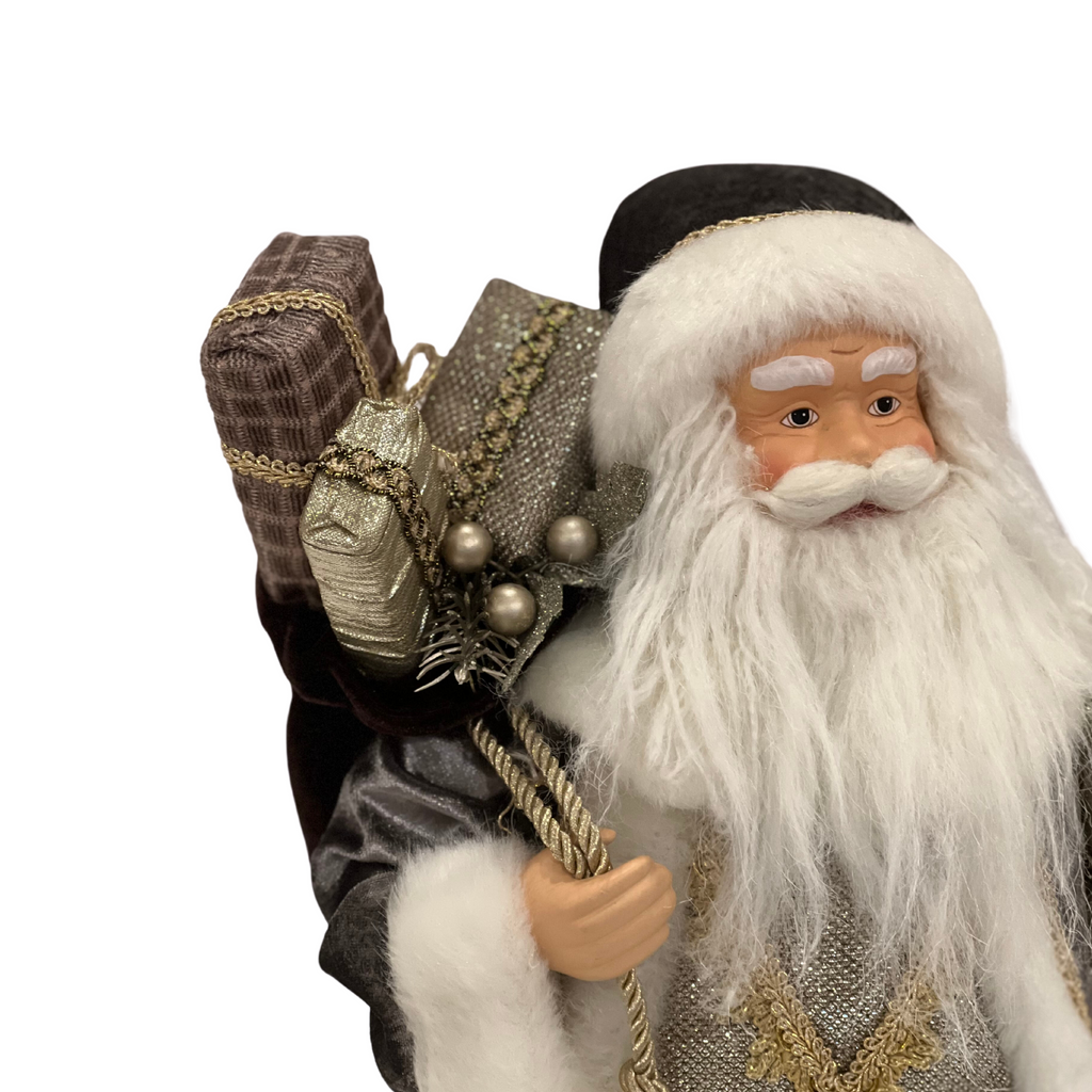 Santa With Presents Christmas Figurine - The Well Appointed House 