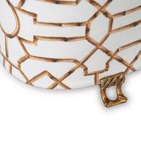 indoor oval planter Baldwin White Oval Planter