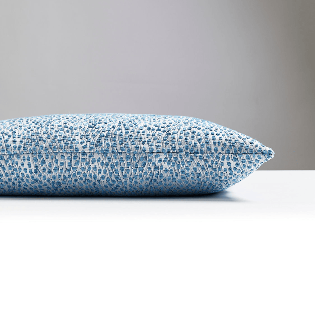 Scalamandre Blue Flurry Lumbar Pillow - Pillows - The Well Appointed House