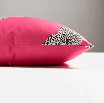 Scalamandre Bubblegum Pink Leaping Cheetah Decorative Throw Pillow - Pillows - The Well Appointed House