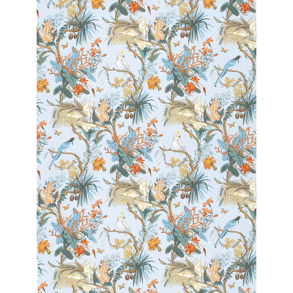 Scalamandre Cinque Terra Fabric in Coral Sky - Fabric by the Yard - The Well Appointed House