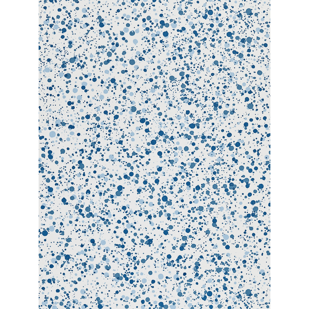 Scalamandre Cotton Spatter Ocean Blue Fabric - Fabric by the Yard - The Well Appointed House