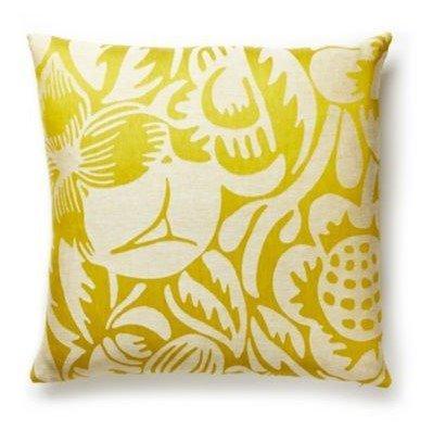 Scalamandre Deco Flower Linen Pillow - Pillows - The Well Appointed House