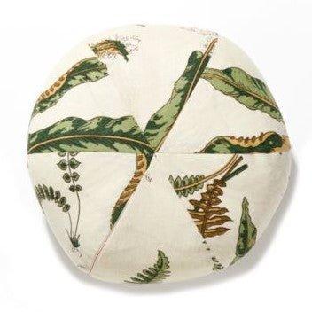 Scalamandre Elsie De Wolfe Green Leaf Decorative Throw Pillows - Pillows - The Well Appointed House