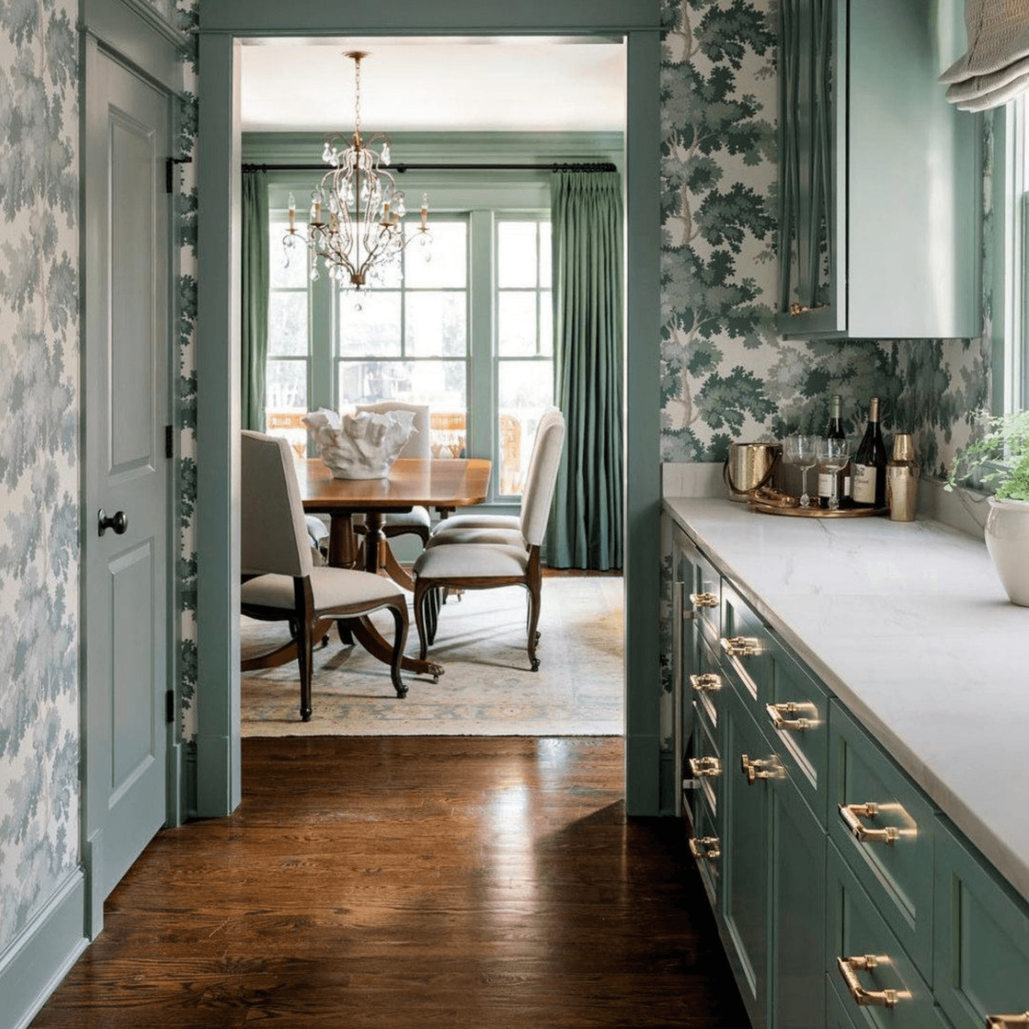 Scalamandre Green Raphael Print Wallcovering – The Well Appointed House