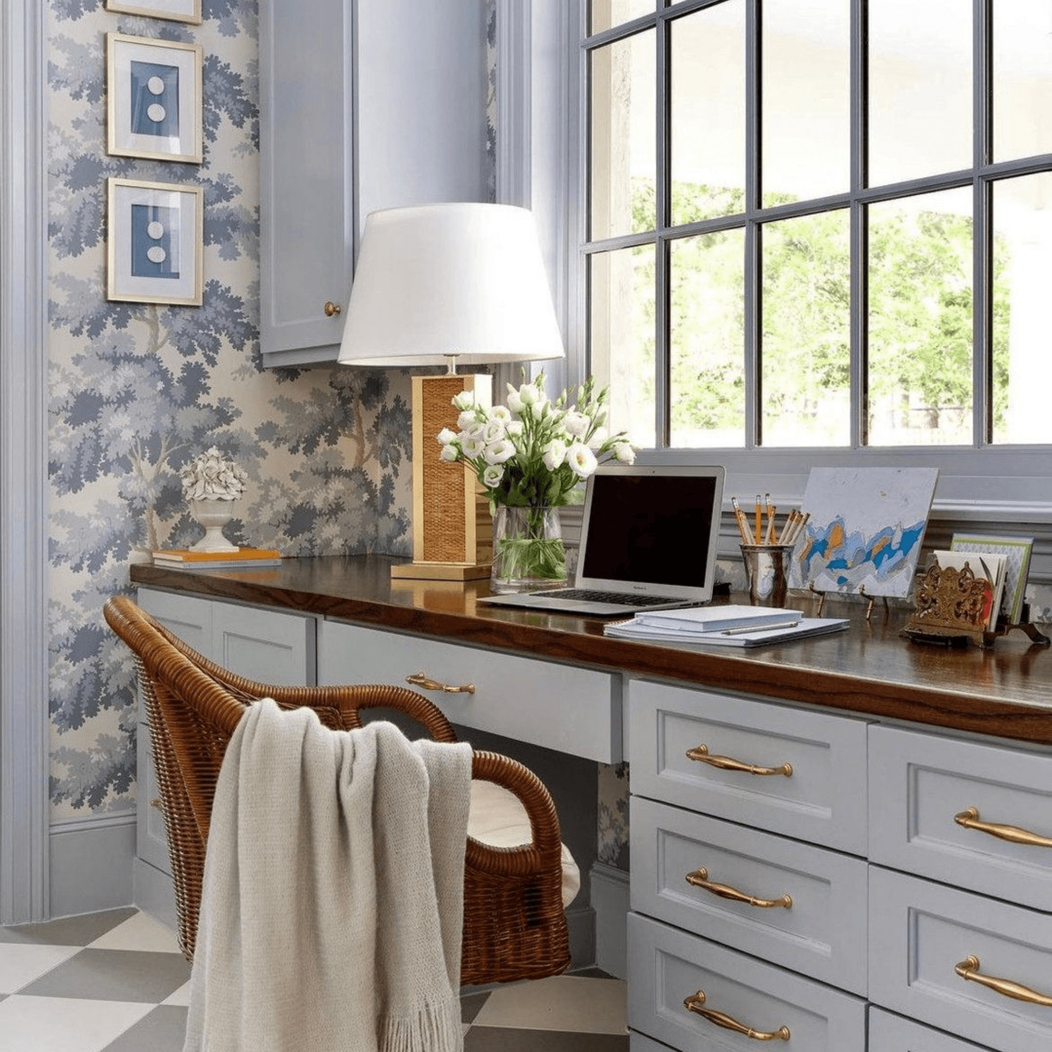 Scalamandre Light Blue Raphael Print Wallcovering – The Well Appointed ...