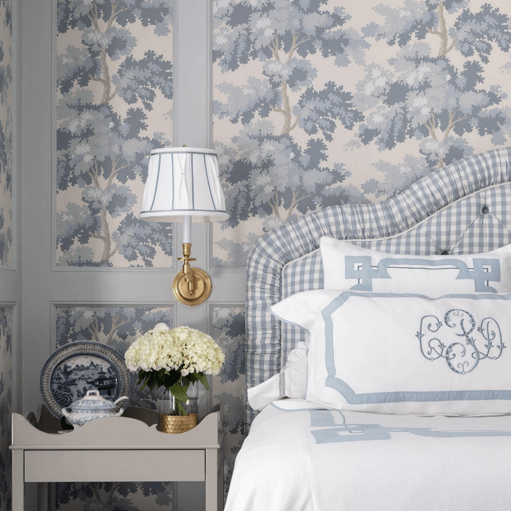 Scalamandre Light Blue Raphael Print Wallcovering – The Well Appointed ...