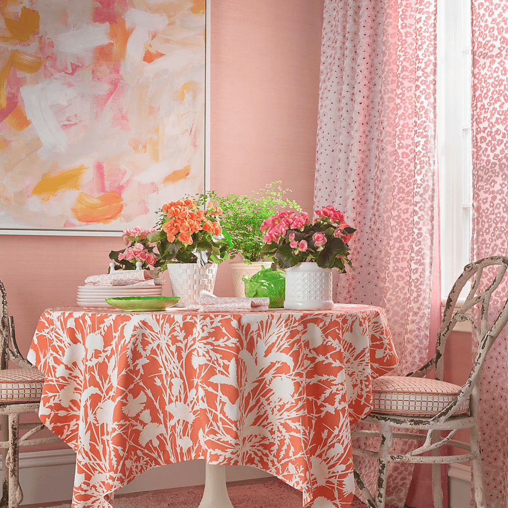 Scalamandre Oleana Linen Fabric in Petal Pink - Fabric by the Yard - The Well Appointed House