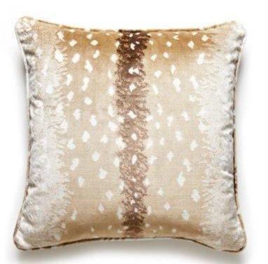 Scalamandre Ombre Antelope Print Pillow - Pillows - The Well Appointed House