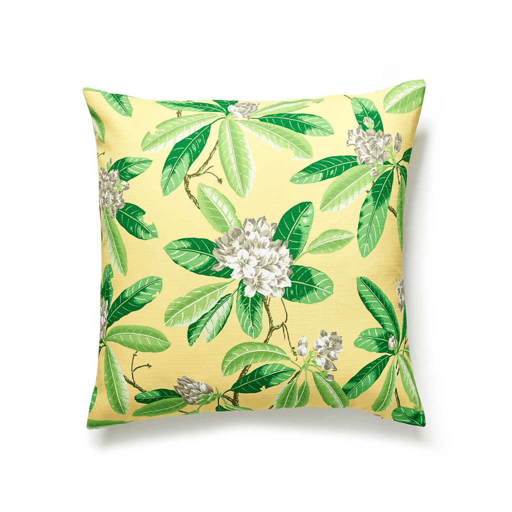 Scalamandre Rhododendron Outdoor Pillow - Outdoor Pillows - The Well Appointed House