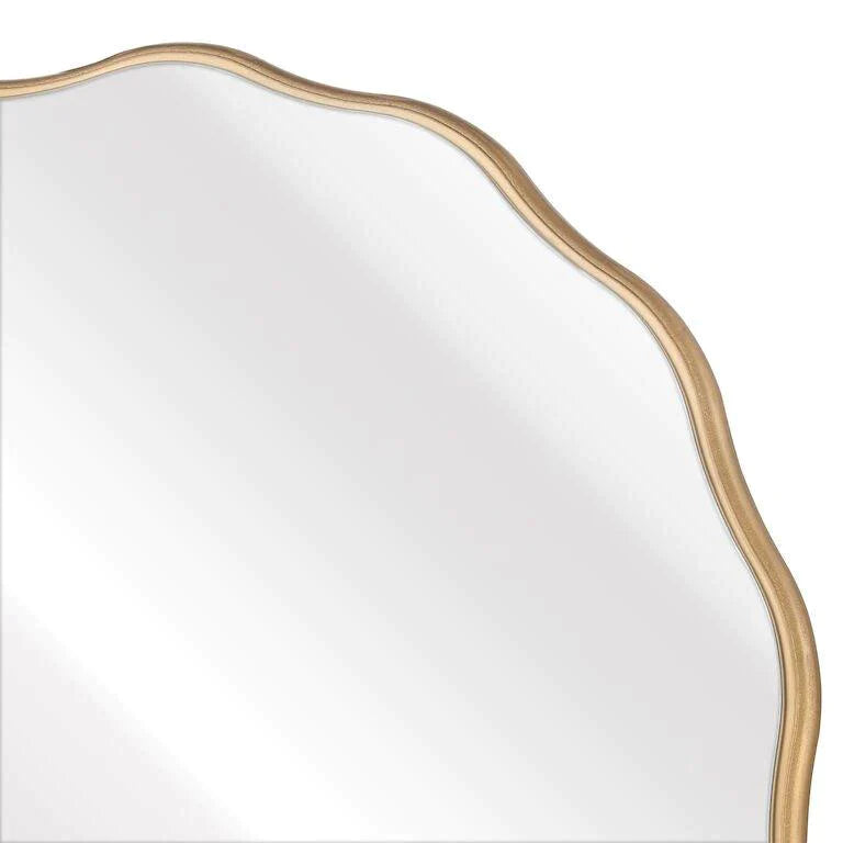 Scalloped Edge Wall Mirror - Wall Mirrors - The Well Appointed House