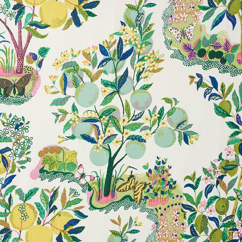 Schumacher Citrus Garden Fabric in Lime - Fabric - The Well Appointed House