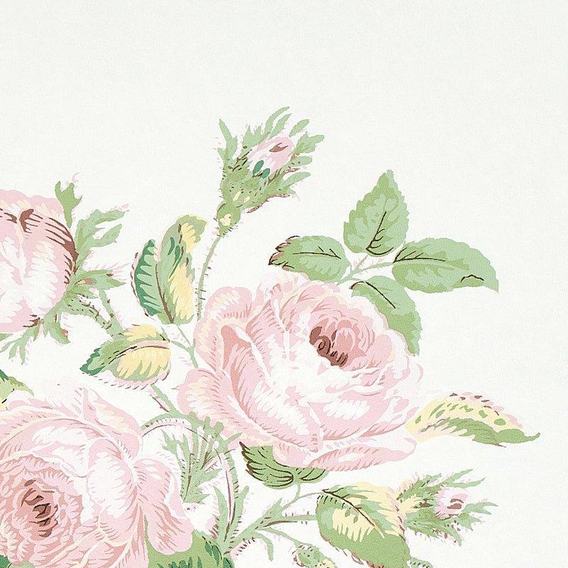 Schumacher Loudon Rose Wallpaper in Blush - Wallpaper - The Well Appointed House