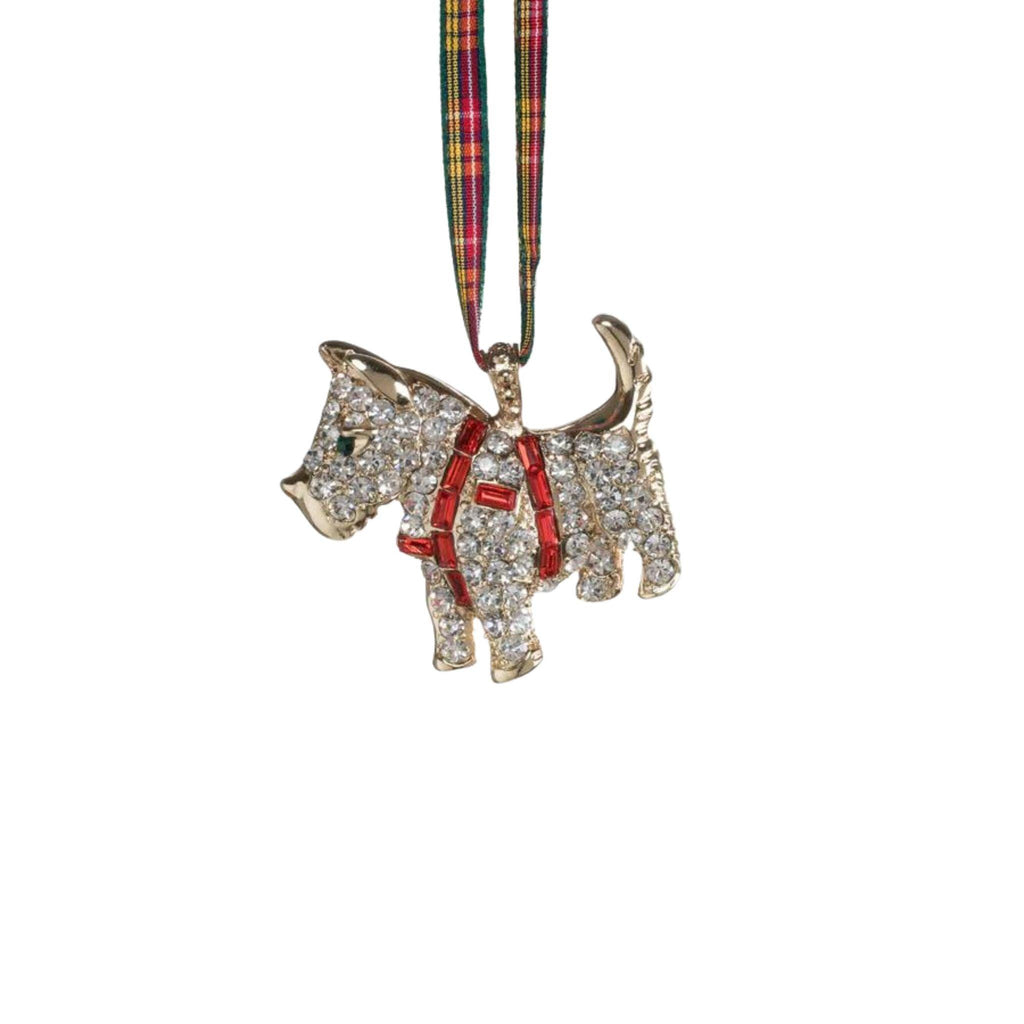Scottie Dog Hanging Ornament - Christmas Ornaments - The Well Appointed House