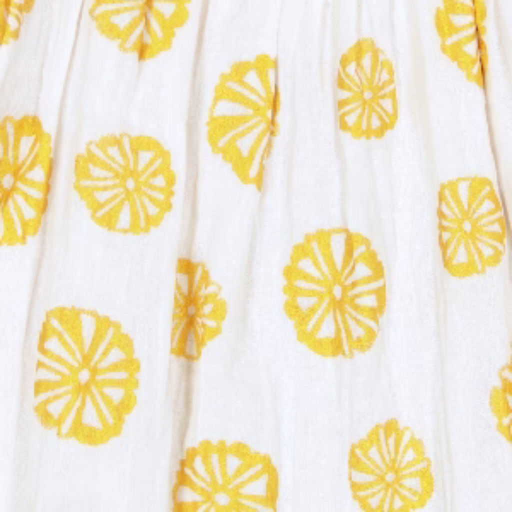 Serena Girl's Tassel Dress White Sand Dollar - The Well Appointed House