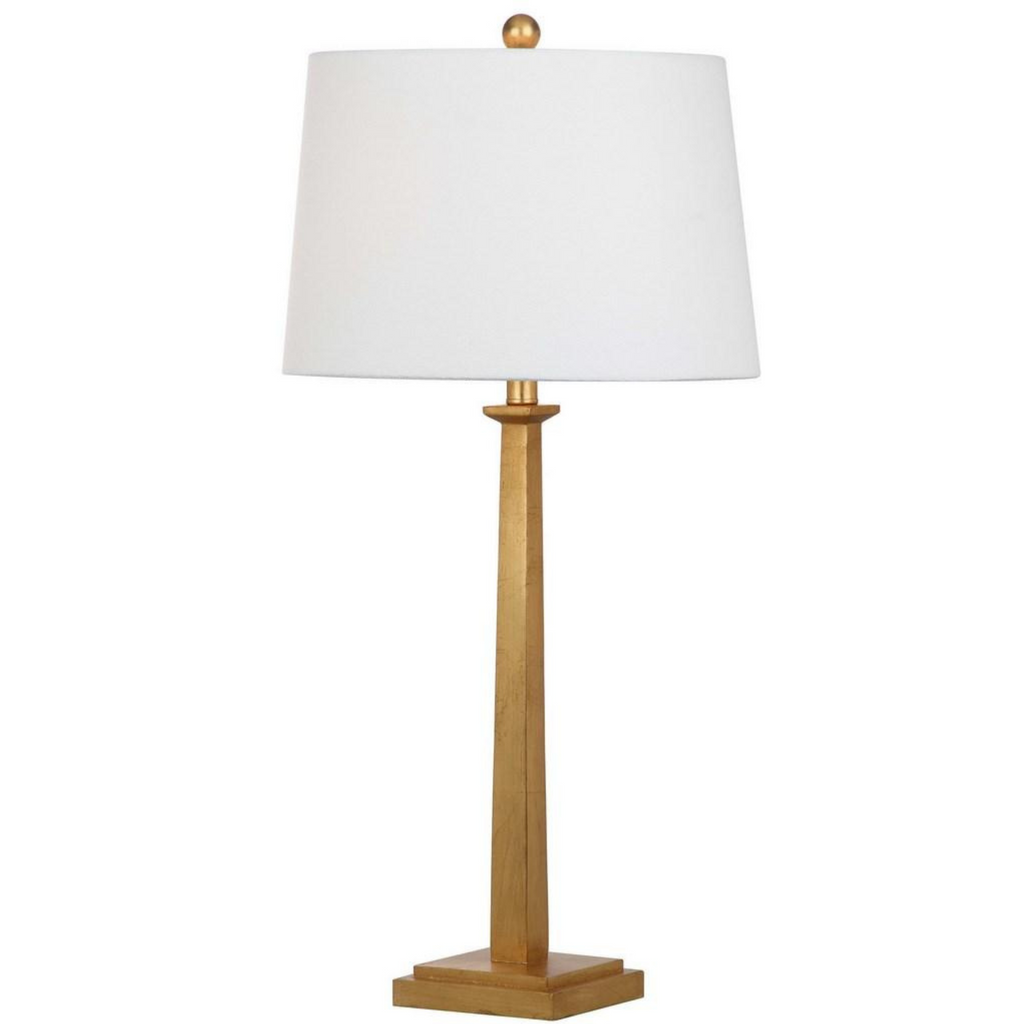 Set of 2 Andino Table Lamps in Gold Leaf Finish - The Well Appointed House 