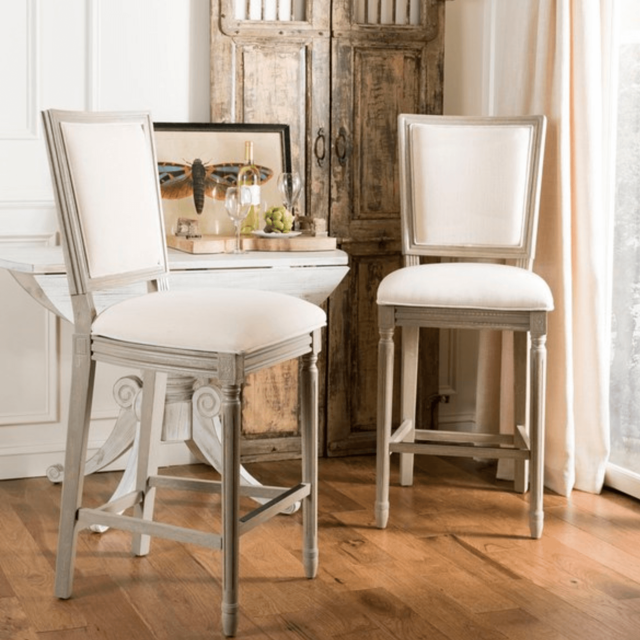 Rustic best sale bar stools