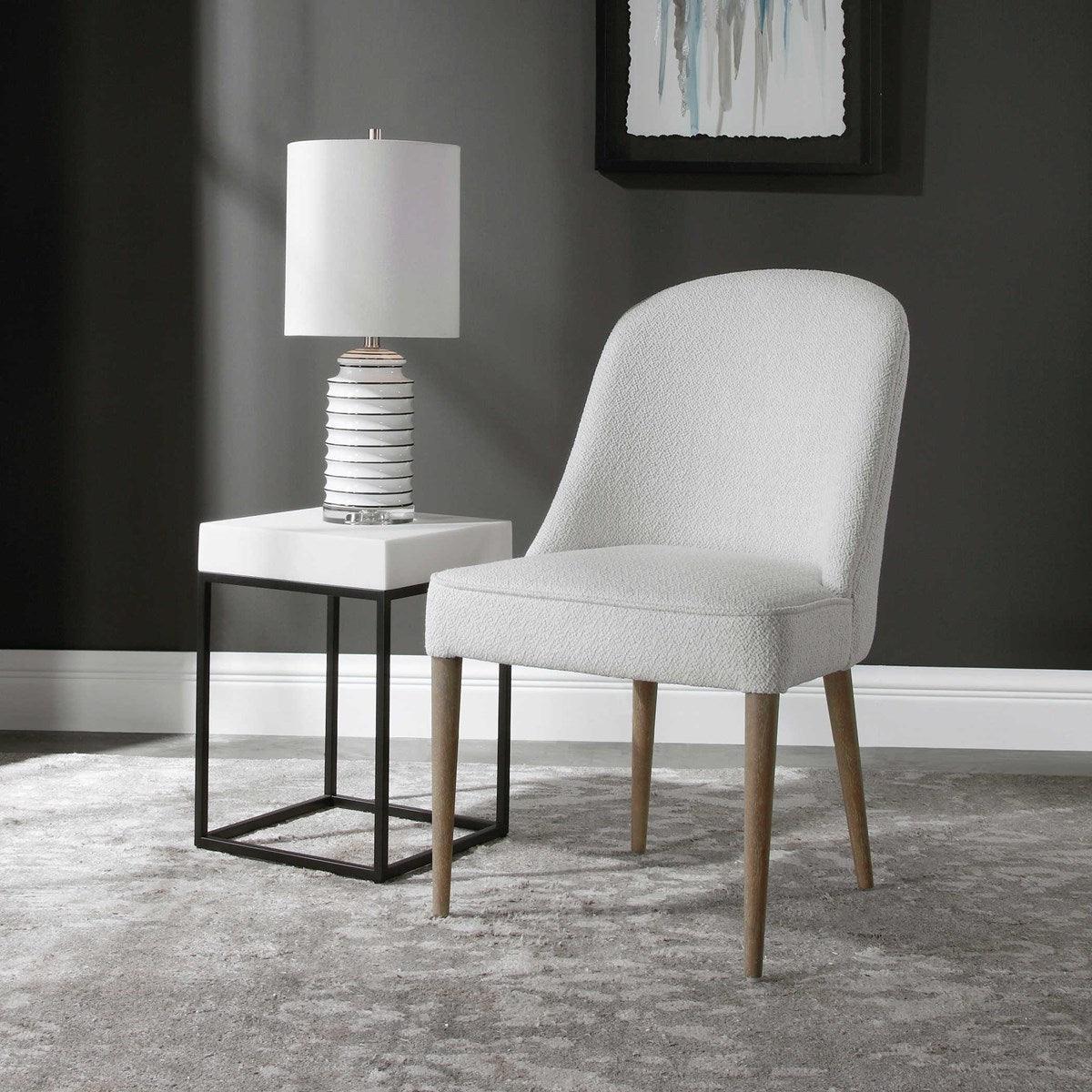 Dining chairs off white Clearance