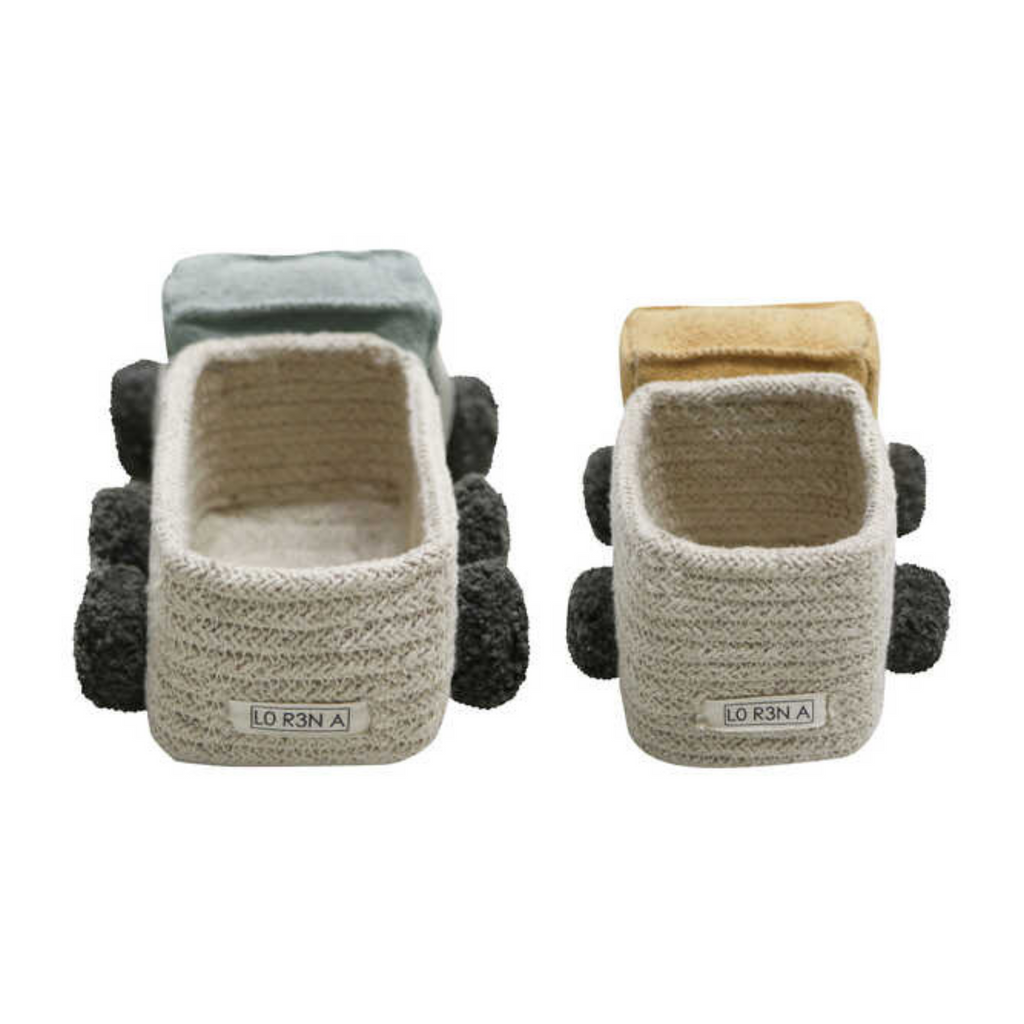 Set of 2 Pick-Up Trucks Mini Baskets - The Well Appointed House 