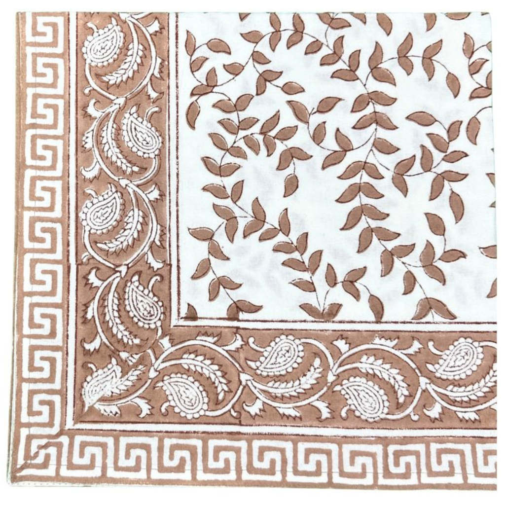 Woodland Leaves Napkins - Set of 4 - The Well Appointed House 