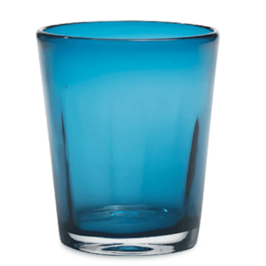 Set of Six Bei Italian Colored Glass Tumblers - Drinkware - The Well Appointed House