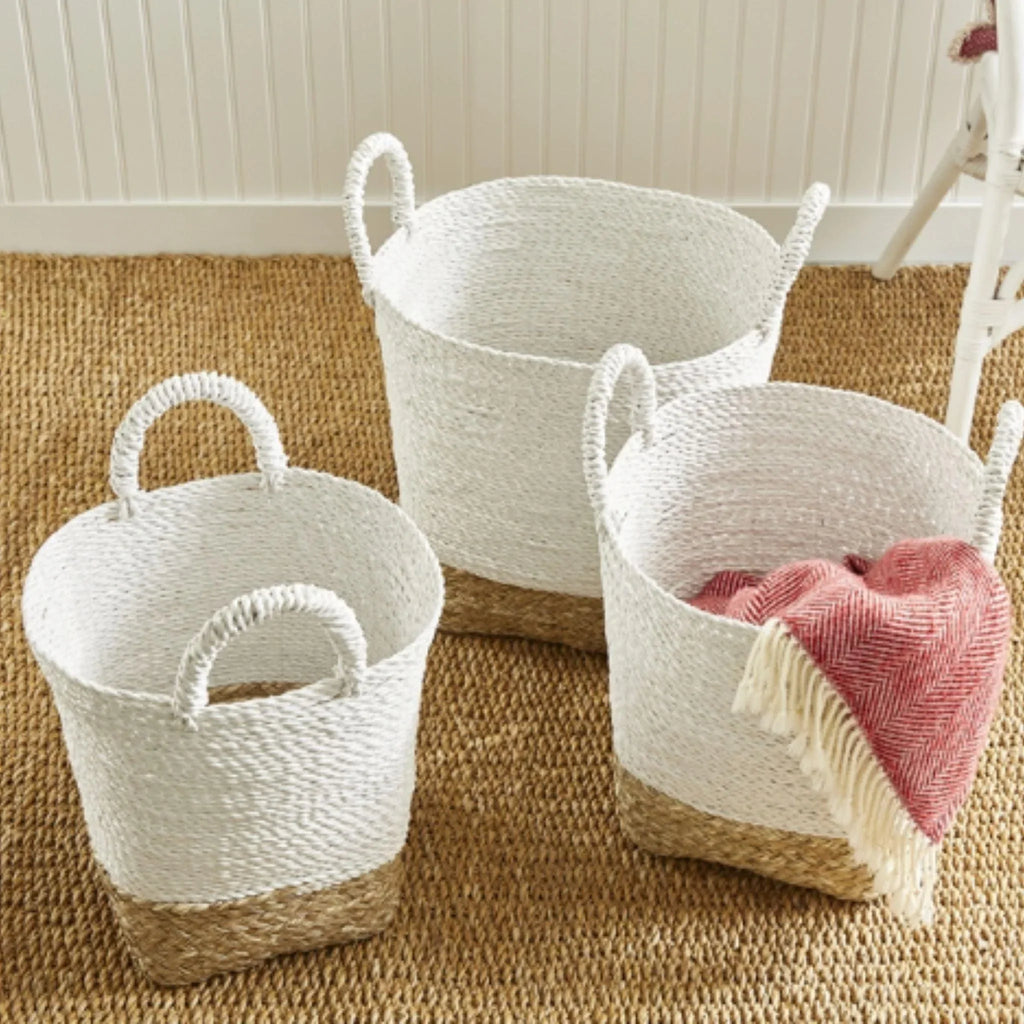 Set of Three Madura Market Baskets - Baskets & Bins - The Well Appointed House