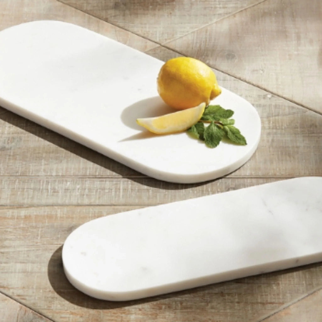 Set of Two Arie Marble Trays - Trays - The Well Appointed House
