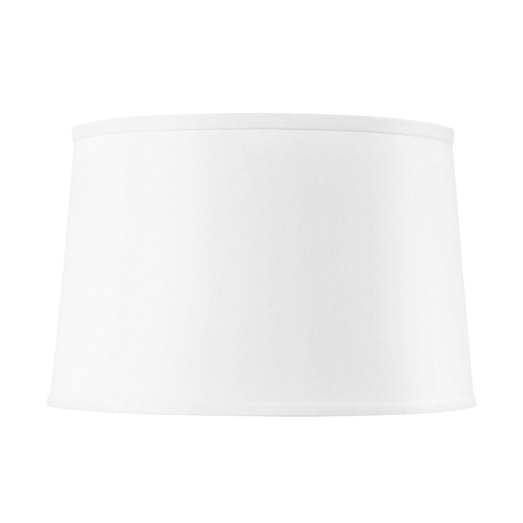 Shade 17" with Nickel, White - Lamp Shades - The Well Appointed House