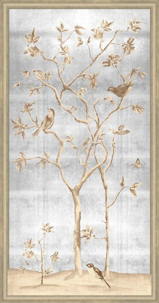 Shimmering Chinoiserie 1 Framed Wall Art - Paintings - The Well Appointed House