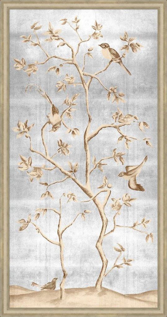 Shimmering Chinoiserie 2 Framed Wall Art - Paintings - The Well Appointed House