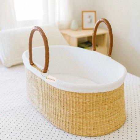 Signature Natural Nap & Pack Moses Basket Bassinet - Little Loves Cribs,Changing Tables & Gliders - The Well Appointed House