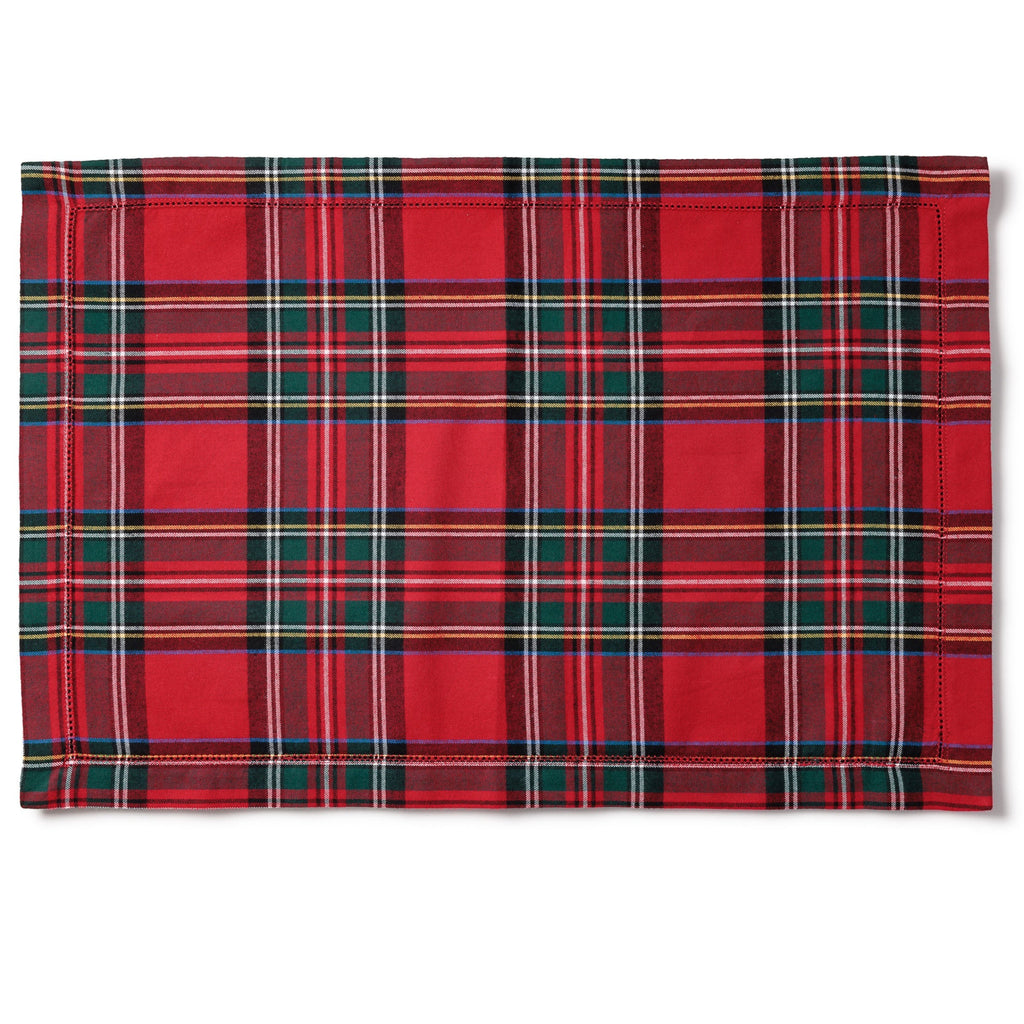 Signature Twill Placemats in Imperial Tartan