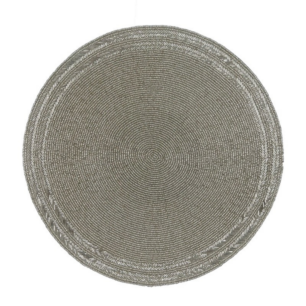 Set of 2 Silver Dazzle Placemats - The Well Appointed House