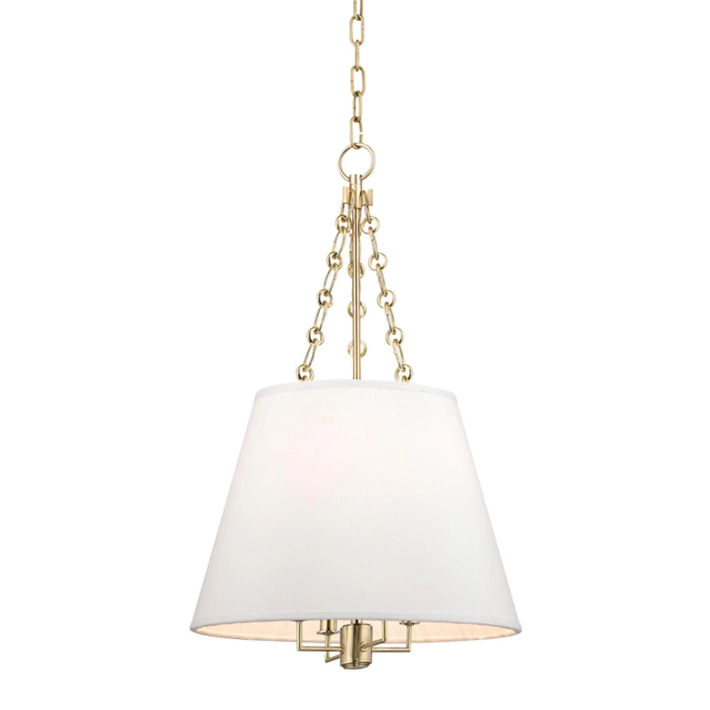Small Burdett Four Light Hanging Ceiling Pendant Available in Three Finishes - Chandeliers & Pendants - The Well Appointed House